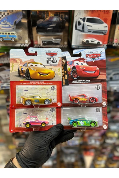 Disney Pixar Cars 4’lü (lisanslı metal modeller)