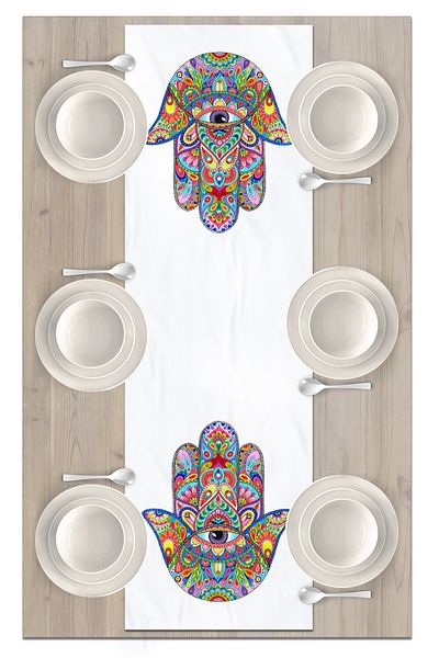 Bertille Home Σειρά Evil Eye 140x40 cm Digital Printed Runner (Evil Eye)