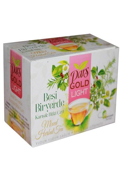 Pars 20 Pieces of Mixed Herbal Tea in Five Places - Filtered Bags