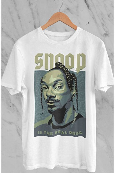 Fuddy Moda Snoop Dogg Štampano Unisex Oversize kroj Majica - Serija Rapperi