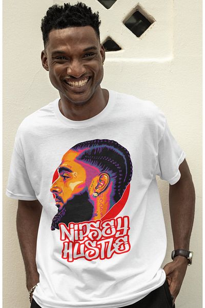 Fuddy Moda Μπλουζάκι Nipsey Hussle Printed Unisex Oversize