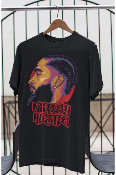 Fuddy Moda Nipsey Hussle Štampano Unisex Oversize kroj majica