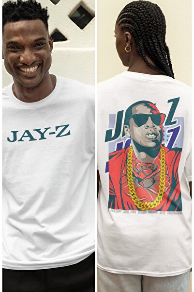 Fuddy Moda Jay-Z Oversize kroj Rap muzika majica - Unisex leđa Štampano T-shirt