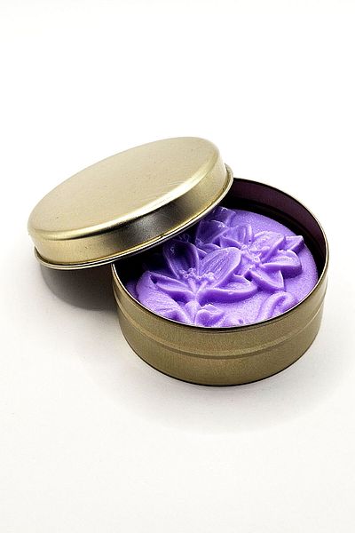 FANTASTİK SANAT ATÖLYESİ Ocean Scented Holiday and Travel Soap - Glycerin in Decorative Gold Metal Box