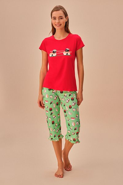 SUWEN Bella Capri Set