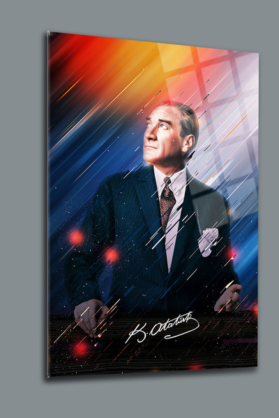 glassartdesign Επιτραπέζιο γυαλί Ατατούρκ 58