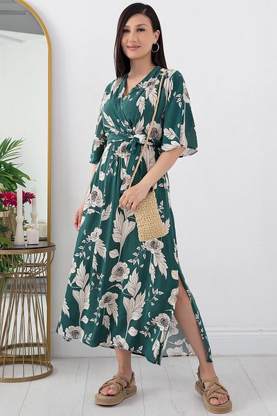PULLIMM Rochie cu imprimeu si curea - Model 222-3002