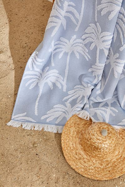 Karaca Home Πετσέτα παραλίας Indigo Palm