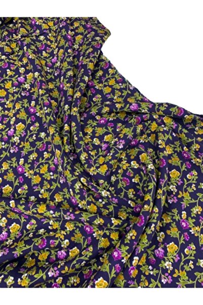 Evimmis Pamuklu Viskon Kumaş Elbiselik Eteklik Şalvarlık Çift En:150 Cm