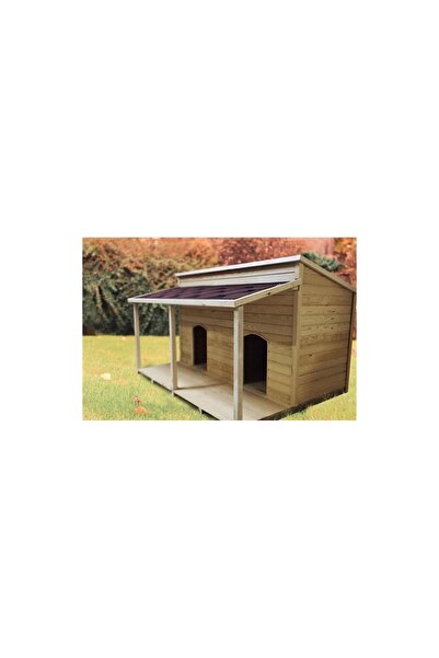 Oscar Double Dugy Ahşap Köpek Kulübesi Xxl (Ultra Büyük)