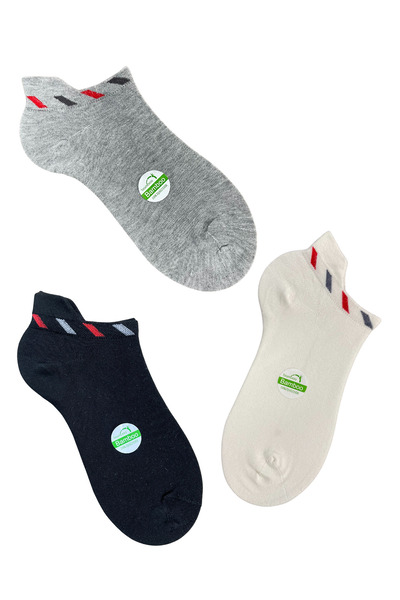 socksbox Unisex Bamboo Seamless Soft Booties Κάλτσες με Squeegee/4 ζευγάρια/37-43