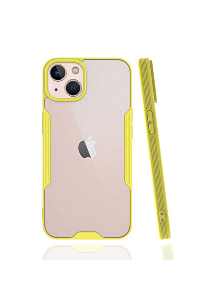 Alan Tech حافظة ALT Parfe متوافقة مع هاتف iPhone 13 - أصفر