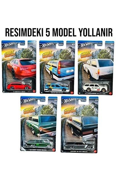 HOT WHEELS 2024 hot wagons 5 model birlikte koleksiyon