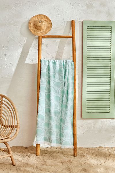 Karaca Home Dark Green Sunny Beach Towel