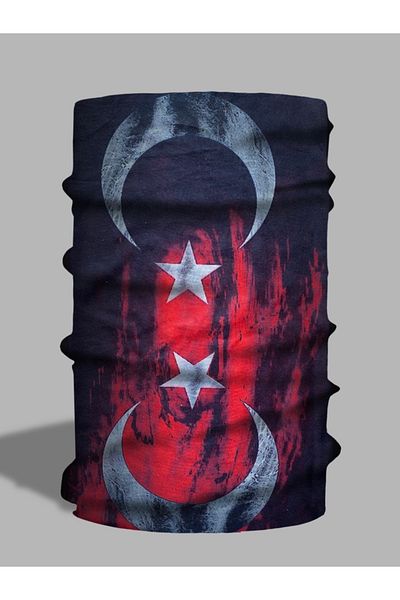 LU&MA Turkish Flag Patterned Neck Collar - Paphos