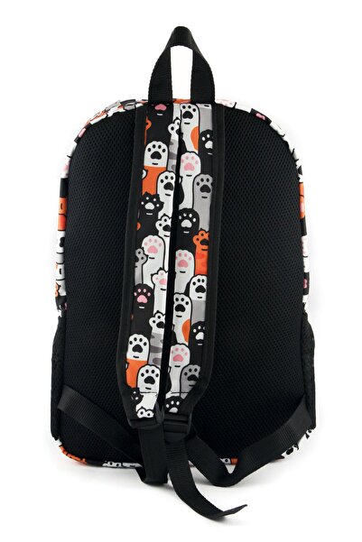 AlpCollection Унісекс рюкзак для щоденного використання та школи з цифровим принтом у вигляді лап