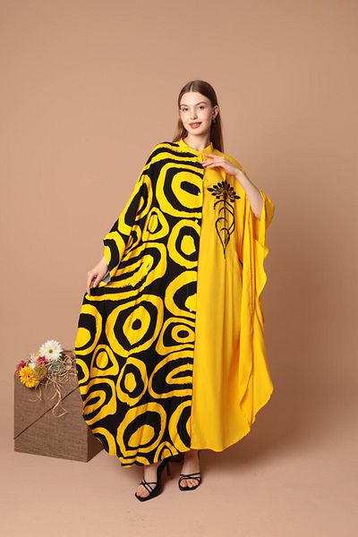 lovebox Γυναικείο φόρεμα New Season από ύφασμα βισκόζης με κεντημένο γιακά