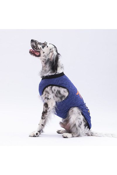Pawstar Navy Blue Travel - Large Breed T-Shirt