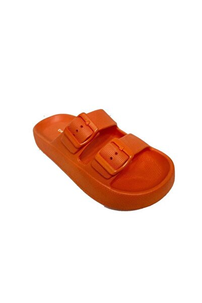 AKINAL Akınal E282.F.000 - Ортопедични момичешки пантофи, пастелно оранжеви, ...