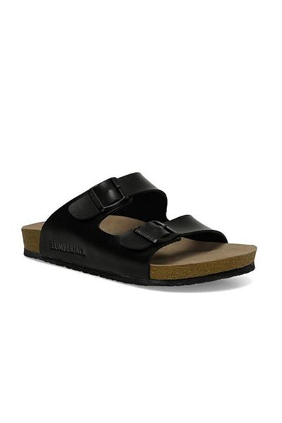 lumberjack MENDY 4FX 101686210   - Papuci anatomici pentru bărbați negri 40-45