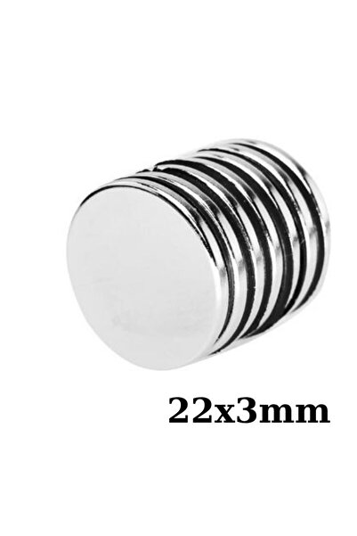 Motorobit 22x3mm Neodyum Güçlü Mıknatıs - Neodim Magnet