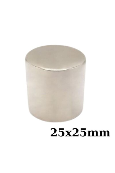 Motorobit 25x25mm Neodyum Güçlü Mıknatıs - Neodim Magnet