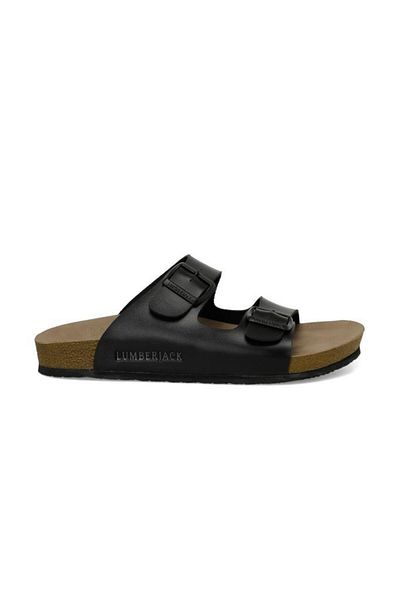 lumberjack MENDY 4FX 101686210   - Papuci anatomici pentru bărbați negri 40-45