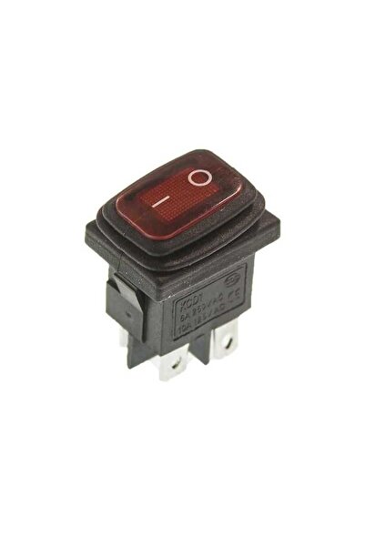 Motorobit KCD1 Su Geçirmez Işıklı ON-OFF Anahtar 4 Pin