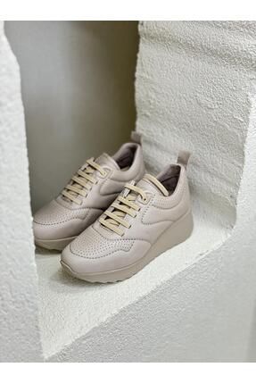 Mammamia D24YA 3740 LAST K BA CIKLI 6CM DOLGU TABAN HAK K DER SNEAKER SPOR AYAKKABI KADIN Fiyat Yorumlar Trendyol