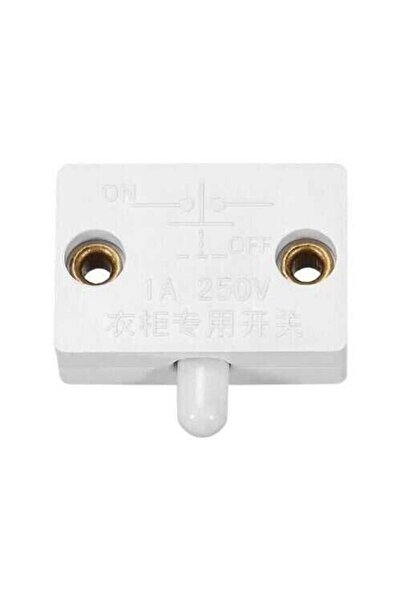 Motorobit 250V 1A Dolap Kapak Switch NC - Beyaz