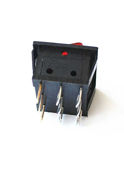 Motorobit KCD3 Üçlü Işıklı ON-OFF Anahtar 9 Pin