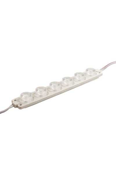 Motorobit 6W Mercekli Modül 6lı Led - Beyaz 12V