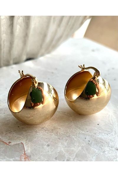 zeynep Z&D Accessory - Xuping Rose Gold Large Size Basket Earrings