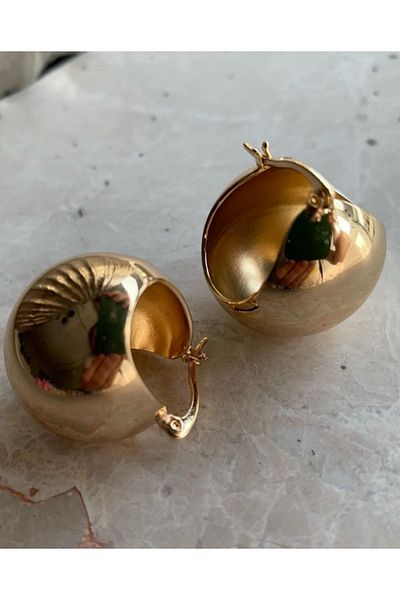 zeynep Z&D Accessory - Xuping Rose Gold Large Size Basket Earrings