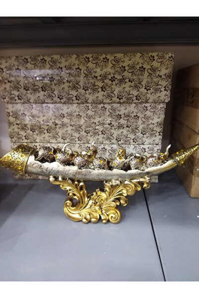 Tahtakale Dünyası Gondol 40 cm 7 li fil seti dekoratif bereket filleri uğur f...