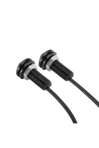 Motorobit Kırmızı Kartal Gözü Led 12V 2 Adet - Gündüz Farı