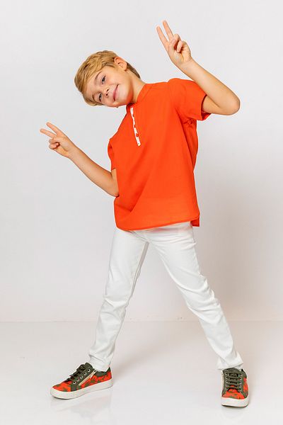 incity Boy's Judge Collar Button Detailed Shirt