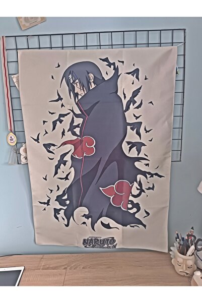 GALAXYBUTIQE Итачи Учиха цифрово отпечатан платен гоблен за стена