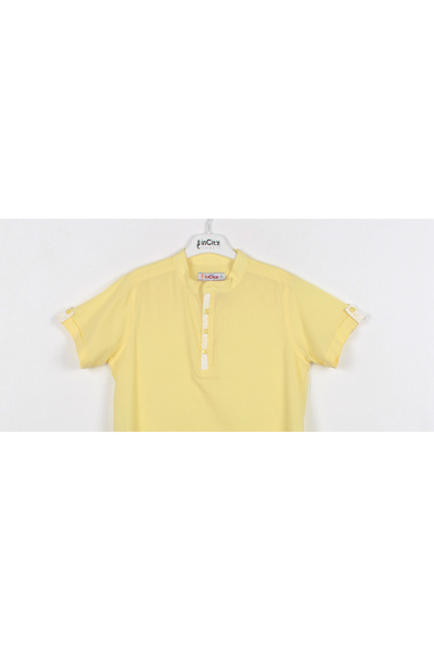 incity Boy's Judge Collar Button Detailed Shirt
