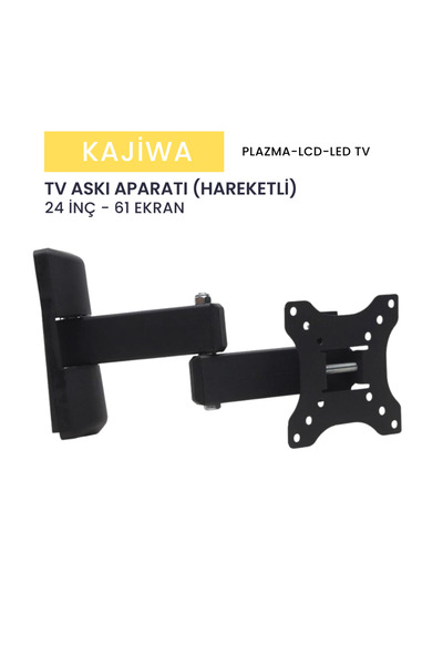 KAJİWA 24 İNÇ ASKI APARATI HAREKETLİ (61 EKRAN) Tüm Marka ve modellerle uyuml...