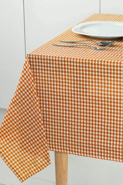 İlkim Tekstil Τραπεζομάντιλο Gingham 170x170 - Πανί για πικνίκ και επιτραπέζι...