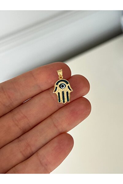 emy by emel luxury silver jewelry Altın Kaplama Nazar Boncuklu Fatma Ana Eli ...