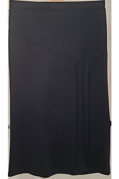 N.Y.YILDIZ STAR PLUS SIZE SCUBA DETALIU PLISAT FUSTA ELASTICĂ CU MIERE