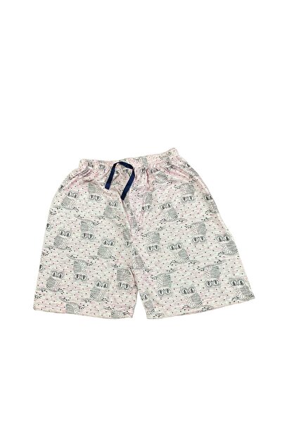 SayaSocks Kadın Baykuş Desenli Şort Pijama Altı