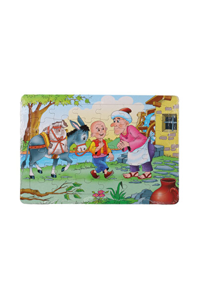 ESER 36 parça Çocuk Puzzle + Boyama Keloğlan