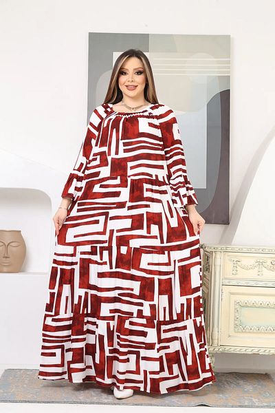 ViolettaXL ROCHIE DE FEMEIE MARE MADONNA GOLIER PLOIDĂ STRÂNGĂ ȚESĂTĂ VISCOSĂ