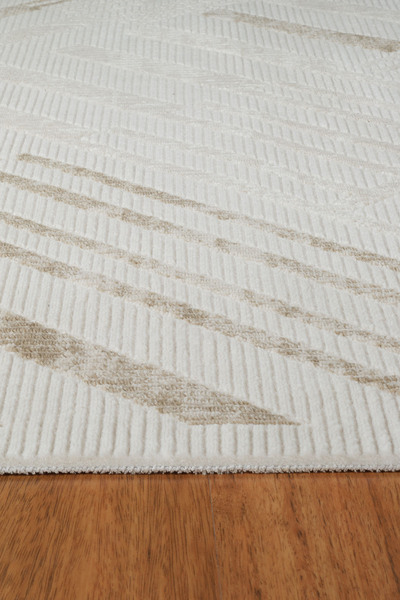 Kaşmir Halı 7/24 Elegante Lumina Bej Salon Mutfak Halısı Yolluk