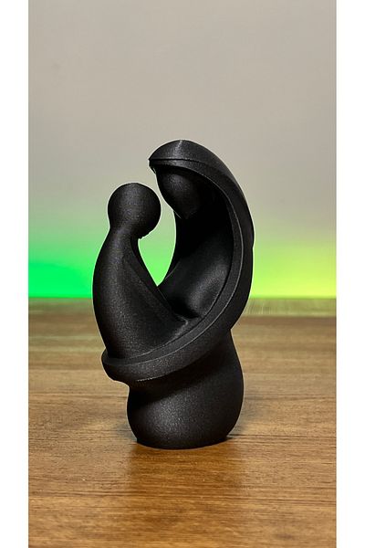 Shaddshop Protective Themed Decorative Mother and Child Figurine
