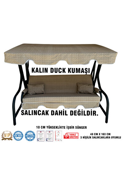 Vip Home Concept Lüks DUCK Vip Salıncak Minder Seti 3 Kişilik 10 CM Süngerli ...
