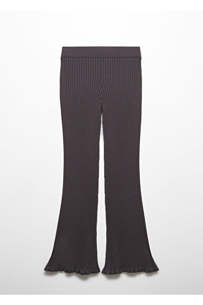 MANGO Woman Kömür Rengi Kadın Pantolon 57027736
